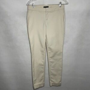 Saks Fifth Avenue Cropped Pants Size 10 light Tan Career Women’s